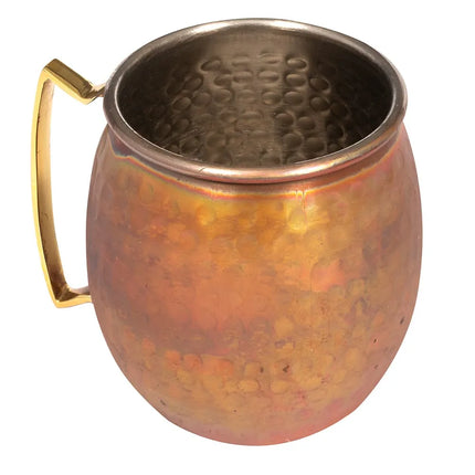 Ly Moscow Mule American Metalcraft ACMH 414 ml Vân Gò, Đồng
