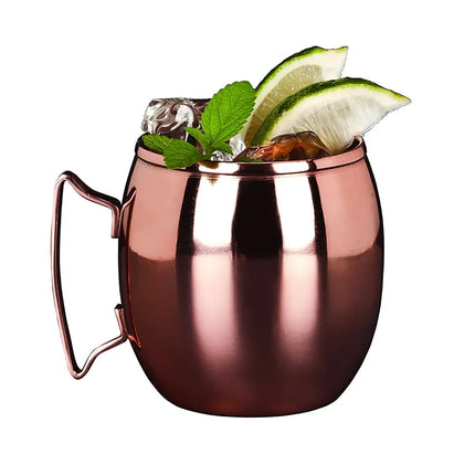 Ly Moscow Mule Libbey CMM-100 414 ml Thấp, Bề Mặt Trơn, Đồng