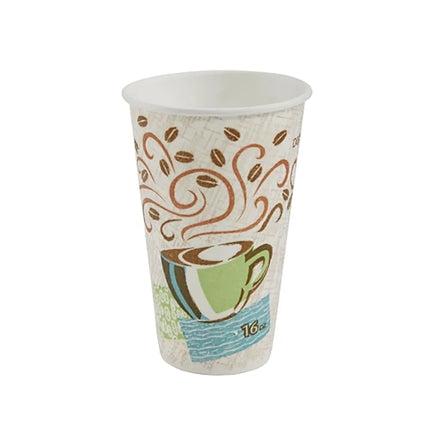 Ly Nóng Dùng Một Lần Dixie 5356CD PerfecTouch® 473 ml - Giấy, In Hoa Văn
