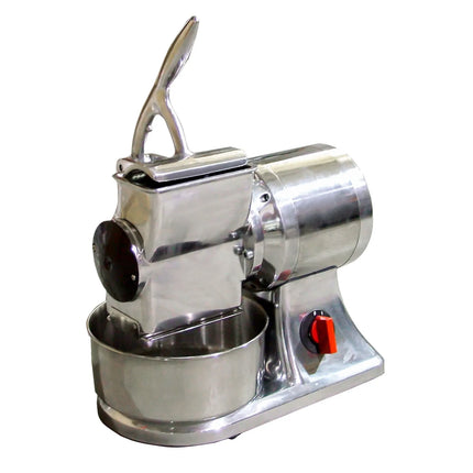Máy Bào Phô Mai Điện Omcan 11403 Thân Inox Trống Thép Cán