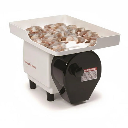 Máy Cắt & Lột Chỉ Tôm Nemco 55925 Kèm Khay Nạp, Con Lăn Điều Chỉnh Độ Sâu & Dầu Bôi Trơn, 120V/1Ph