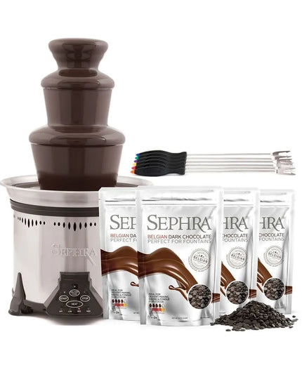 Máy Phun Chocolate Sephra 10522 48.3 cm Elite Dung Tích 2.7 kg, Chocolate Đen Bỉ