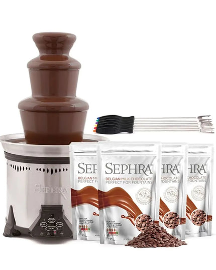 Máy Phun Chocolate Sephra 10523 48.3 cm Elite Dung Tích 2.7 kg, Chocolate Sữa Bỉ