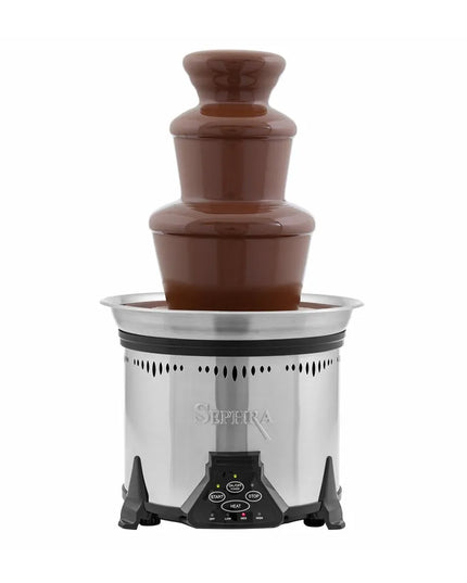 Máy Phun Chocolate Sephra 17311 48.3 cm Elite Bảng Điều Khiển, Cài Đặt Nhiệt & Bát Tháo Rời
