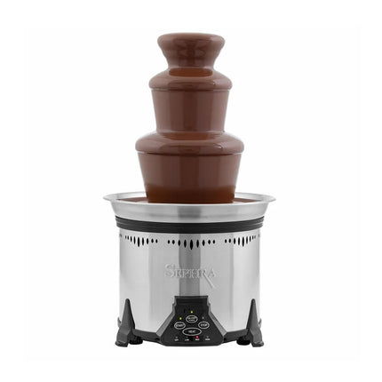 Máy Phun Chocolate Sephra 17311 48.3 cm Elite Bảng Điều Khiển, Cài Đặt Nhiệt & Bát Tháo Rời