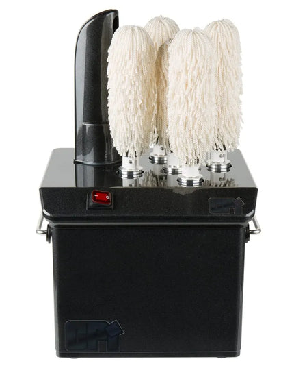 Máy Sấy/Đánh Bóng Ly CPI GP5-BLACK 5 Chổi (400) Ly/Giờ Màu Đen 110V