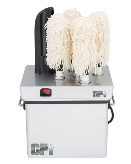 Máy Sấy/Đánh Bóng Ly CPI GP5-SILVER 5 Chổi (400) Ly/Giờ Màu Bạc 110V