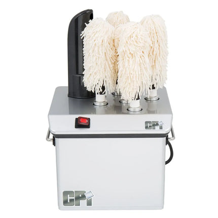 Máy Sấy/Đánh Bóng Ly CPI GP5-SILVER 5 Chổi (400) Ly/Giờ Màu Bạc 110V