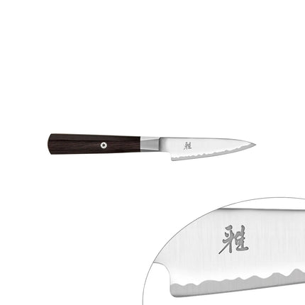 MIYABI | 4000FC Kudamono Fruit & Vegetable Knife 9 cm – FC61 steel - Pakkawood handle - Made in Japan