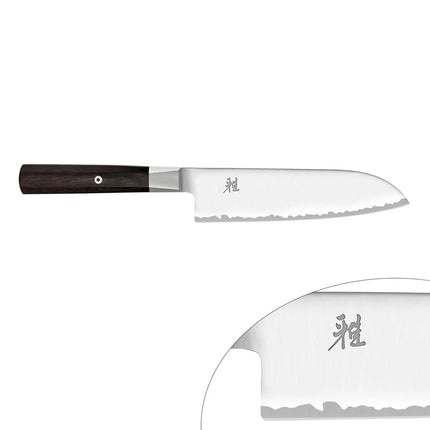 MIYABI | 4000FC Santoku Chef's Knife 18 cm – FC61 steel - Pakkawood handle - Made in Japan