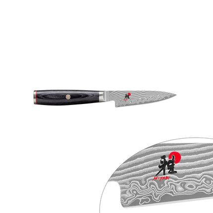 MIYABI | 5000 FC-D Shotoh Paring Knife – 90 mm blade - FC61 steel - 48-layer Damascus