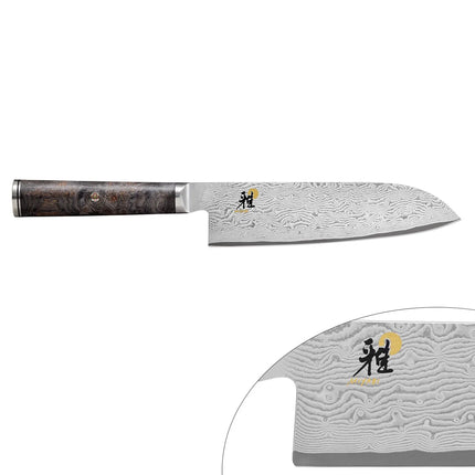 MIYABI | 5000MCD 67 Santoku Chef's Knife 18 cm – Made in Japan - 132-Layer Damascus