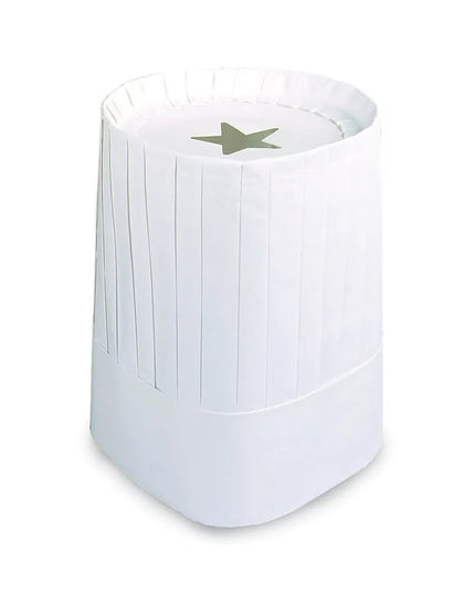 Mũ Đầu Bếp Dùng Một Lần Cellucap Manufacturing Le Classic™ - Giấy, Trắng, 17.8cm (CC207)