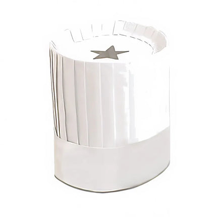 Mũ Đầu Bếp Dùng Một Lần Royal Industries PPR HAT 9 Bằng Giấy Màu Trắng Cao 22.9 cm