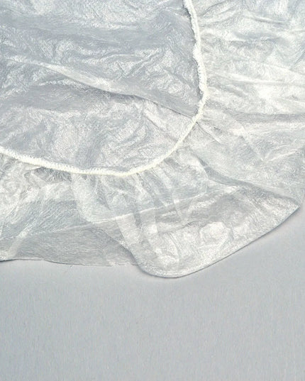 Mũ Trùm Tóc Không Dệt LK Packaging SCNOWOV Poly Dây Chun Màu Trong Suốt