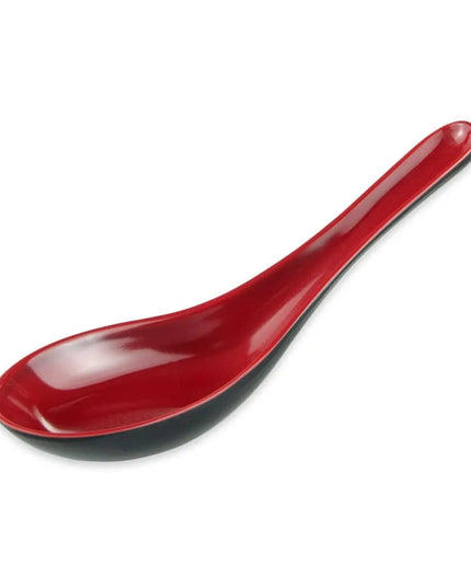 Muỗng Súp GET 6026-RB 24 ml - Melamine, Đỏ/Đen