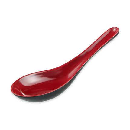 Muỗng Súp GET 6026-RB 24 ml - Melamine, Đỏ/Đen