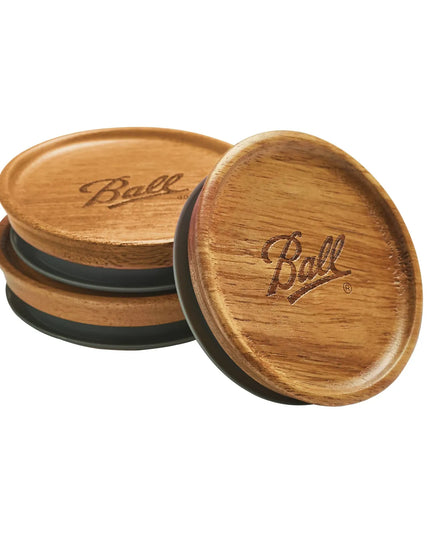 Nắp Ball 2141327 Cho Hũ Miệng Thường Ball® - Gỗ Keo
