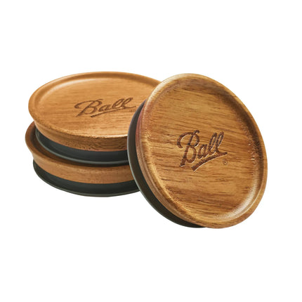 Nắp Ball 2141327 Cho Hũ Miệng Thường Ball® - Gỗ Keo
