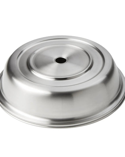 Nắp Đậy Đĩa Tròn American Metalcraft PC1025S 27 cm, Cao 5 cm, Inox Bề Mặt Mờ