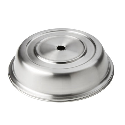 Nắp Đậy Đĩa Tròn American Metalcraft PC1025S 27 cm, Cao 5 cm, Inox Bề Mặt Mờ