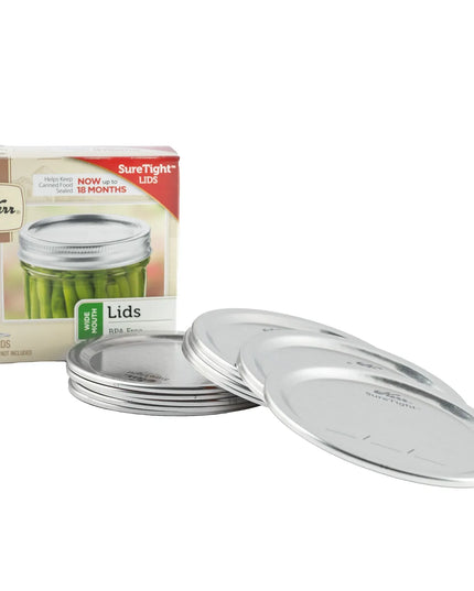 Nắp SureTight™ Atosa USA 2139399 Cho Hũ Canning Miệng Rộng - Thép