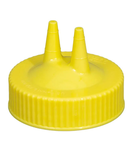 Nắp Thay Thế Chai Bóp Hai Đầu Vollrath 2300-08 - Miệng Rộng, 16-946 ml, Màu Vàng