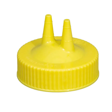 Nắp Thay Thế Chai Bóp Hai Đầu Vollrath 2300-08 - Miệng Rộng, 16-946 ml, Màu Vàng