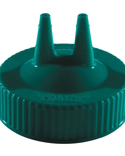 Nắp Thay Thế Chai Bóp Hai Đầu Vollrath 2300-191 - Miệng Rộng, 16-946 ml, Màu Xanh Lá