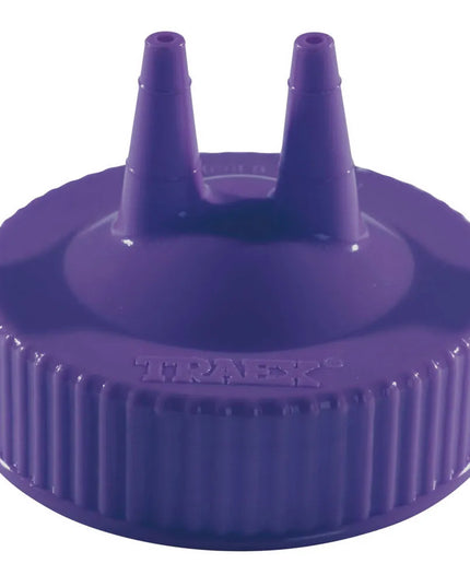 Nắp Thay Thế Chai Bóp Hai Đầu Vollrath 2300-54 - Miệng Rộng, 16-946 ml, Màu Tím