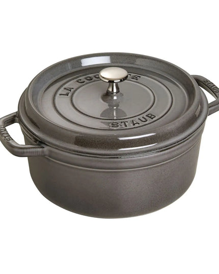 Nồi Cocotte Gang Tráng Men Staub 1003199 3.8 lít Xám Graphite