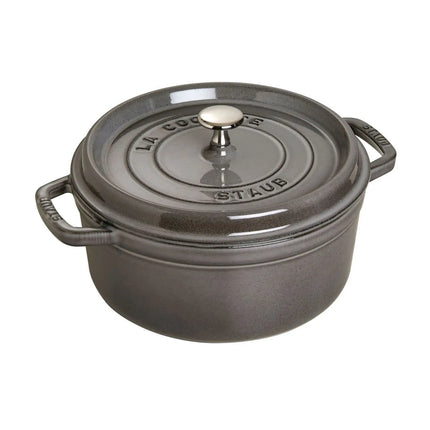 Nồi Cocotte Gang Tráng Men Staub 1003199 3.8 lít Xám Graphite