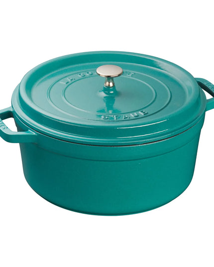 Nồi Cocotte Gang Tráng Men Staub 1003403 5.2 lít Xanh Turquoise