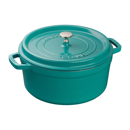 Nồi Cocotte Gang Tráng Men Staub 1003403 5.2 lít Xanh Turquoise