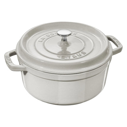 Nồi Cocotte Gang Tráng Men Staub 1003443 6.6 lít White Truffle