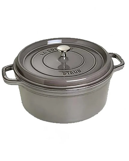 Nồi Cocotte Gang Tráng Men Staub 1003917 2.6 lít Xám Graphite