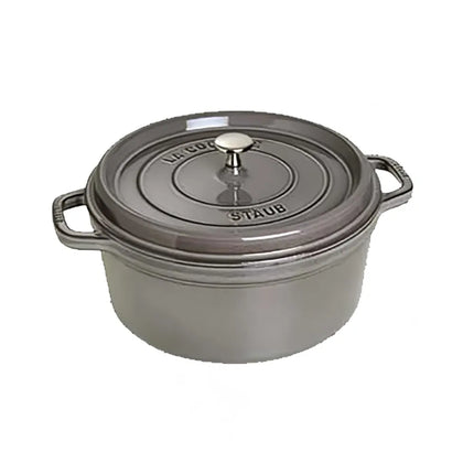 Nồi Cocotte Gang Tráng Men Staub 1003917 2.6 lít Xám Graphite