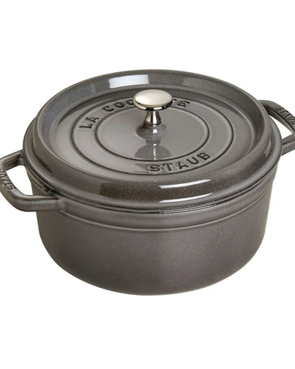 Nồi Cocotte Gang Tráng Men Staub 1003923 5.2 l Nắp Đậy, Xám Graphite