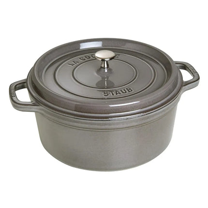 Nồi Cocotte Gang Tráng Men Staub 1003926 6.6 lít Xám Graphite