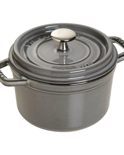 Nồi Cocotte Gang Tráng Men Staub 1004055 1.4 lít Xám Graphite