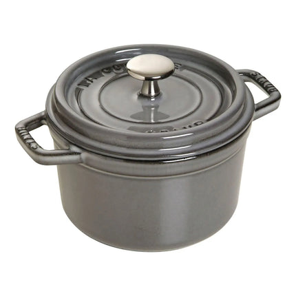 Nồi Cocotte Gang Tráng Men Staub 1004055 1.4 lít Xám Graphite