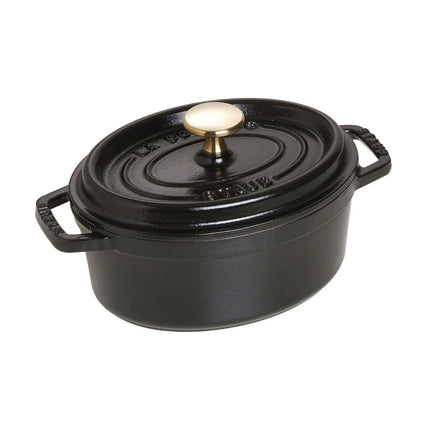 Nồi Cocotte Gang Tráng Men Staub 1004061 0.9 lít Bề Mặt Nhám Đen