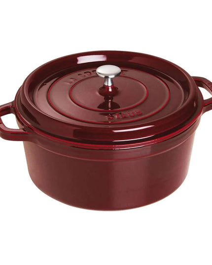 Nồi Cocotte Gang Tráng Men Staub 1004234 8.5 l Nắp Đậy, Grenadine