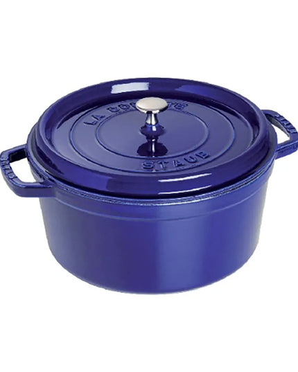 Nồi Cocotte Gang Tráng Men Staub 1004286 2.6 lít Xanh Đậm