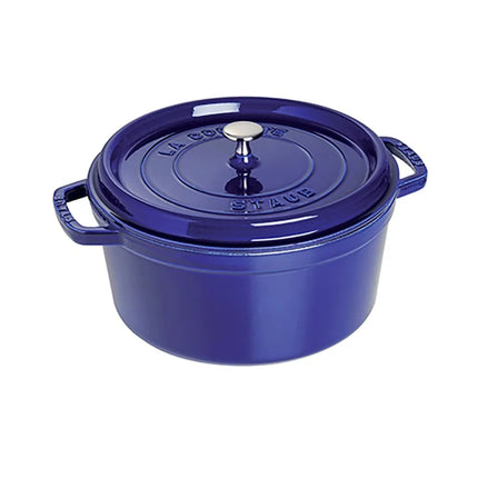 Nồi Cocotte Gang Tráng Men Staub 1004297 3.8 lít Xanh Đậm