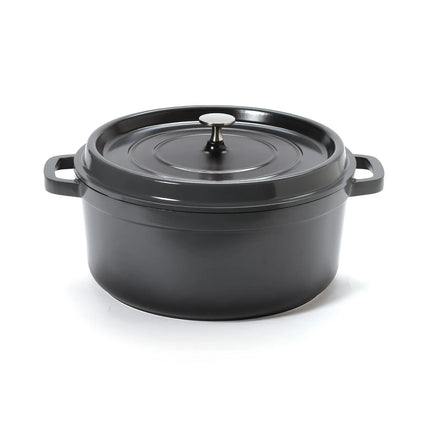Nồi Dutch Oven Nhôm Tráng Gốm GET CA-006-GR/BK/CC 6.1 lít Màu Xám