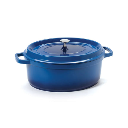 Nồi Dutch Oven Nhôm Tráng Gốm GET CA-007-CB/BK/CC 6.1 lít Xanh Cobalt