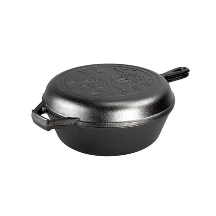 Nồi Gang Đúc Lodge LCCWND Combo Cooker 3 lít Wanderlust Màu Cabin