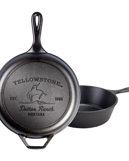Nồi Gang Đúc Lodge LCCYW Combo Cooker 3 lít Yellowstone Màu Bronco