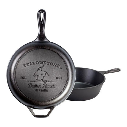 Nồi Gang Đúc Lodge LCCYW Combo Cooker 3 lít Yellowstone Màu Bronco